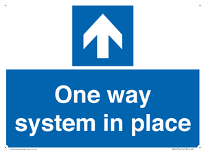 One way system in place
